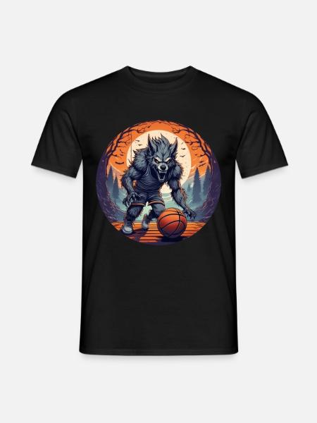 Gruseliges Halloween-partykostüm - Männer T-Shirt - Schwarz