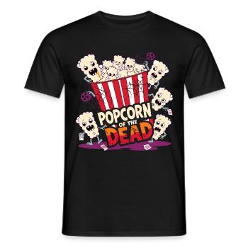 Funny horror design for moviegoers - Men's T-Shirt - black - Front - AI Model Male 178 light (178cm)