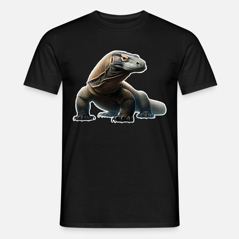 Komodo Dragon - Männer T-Shirt - Schwarz