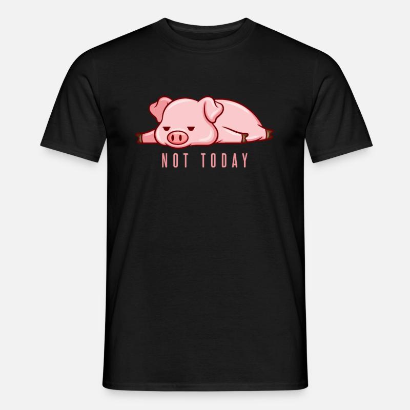 Not Today - Männer T-Shirt - Schwarz