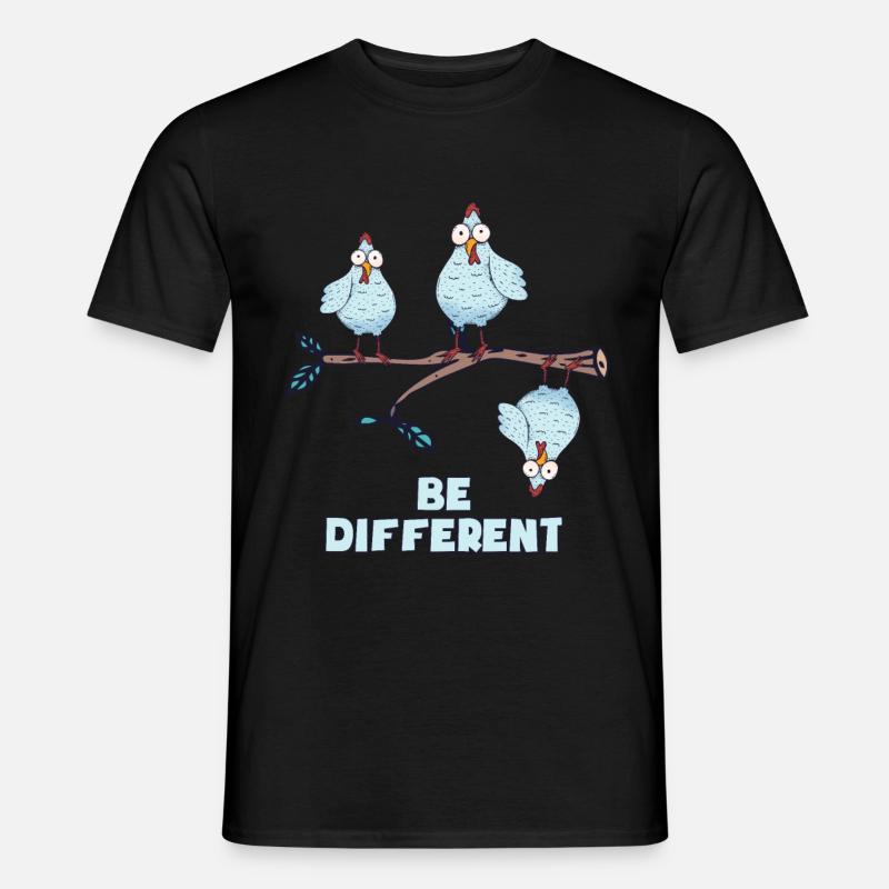 BE DIFFERENT - Männer T-Shirt - Schwarz