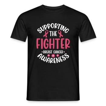 Maladie du combattant du cancer - T-shirt homme - noir - Devant - AI Model Male 178 light (178cm)