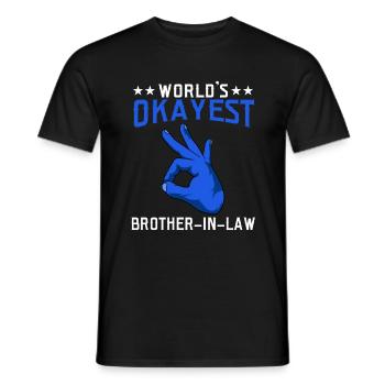 Relative Sister Brother Sibling Collection - Männer T-Shirt - Schwarz - Vorne - AI Model Male 178 light (178cm)