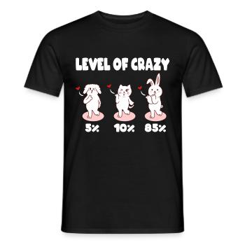 Rodent Animals Insane Percentage Collection Title - Men's T-Shirt - black - Front - AI Model Male 178 light (178cm)