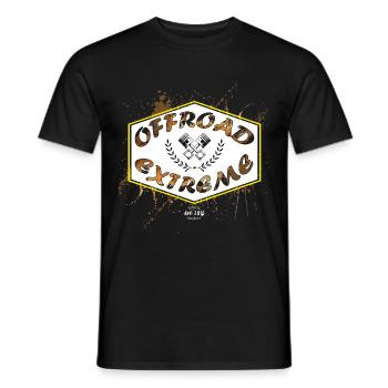 OFFROAD EXTREME Cranks - Men's T-Shirt - black - Front - AI Model Male 178 light (178cm)