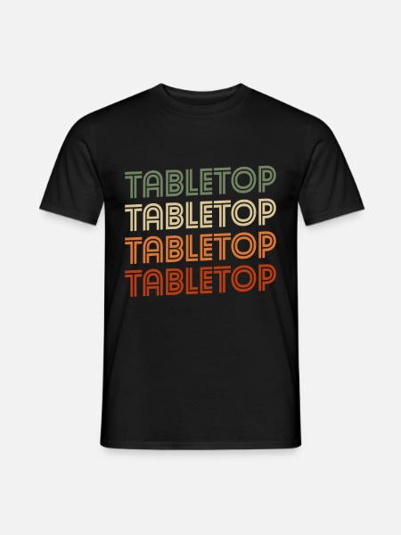 Tabletop Dice Board Game Board - Men's T-Shirt - black