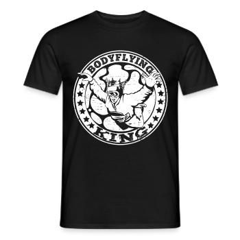 Indoor Skydiving - Men's T-Shirt - black - Front - AI Model Male 178 light (178cm)