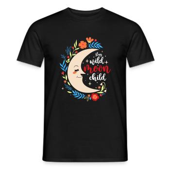 Signification de la forme Rune Sky - T-shirt homme - noir - Devant - AI Model Male 178 light (178cm)