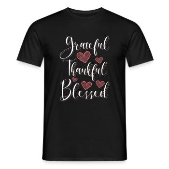 Cloverleaf Joy Love - Men's T-Shirt - black - Front - AI Model Male 178 light (178cm)