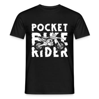 Motocross Enduro Dirt - Men's T-Shirt - black - Front - AI Model Male 178 light (178cm)