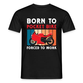 Moto Cool Cyclomoteur - T-shirt homme - noir - Devant - AI Model Male 178 light (178cm)