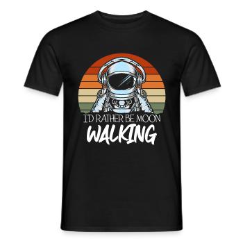 Weltall Schwerelos Voyager Rakete - Männer T-Shirt - Schwarz - Vorne - AI Model Male 178 light (178cm)