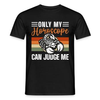 Horoskop Geburtstag Sterne Element - Männer T-Shirt - Schwarz - Vorne - AI Model Male 178 light (178cm)