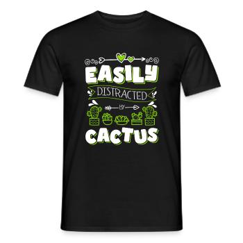 Cactus Spiny Mexique Jardinier - T-shirt homme - noir - Devant - AI Model Male 178 light (178cm)