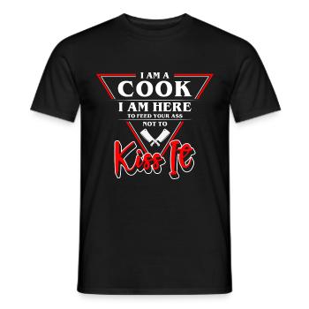 Chef Professione Arte culinaria - T-shirt uomo - nero - Fronte - AI Model Male 178 light (178cm)