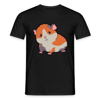 Cute Guinea Pig Shirt For Animal Lovers T-shirt - Männer T-Shirt - Schwarz - Vorne - AI Model Male 178 light (178cm)