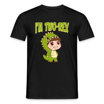Celebration Candle Birthday Cake Collection I'm - Men's T-Shirt - black - Front - AI Model Male 178 light (178cm)