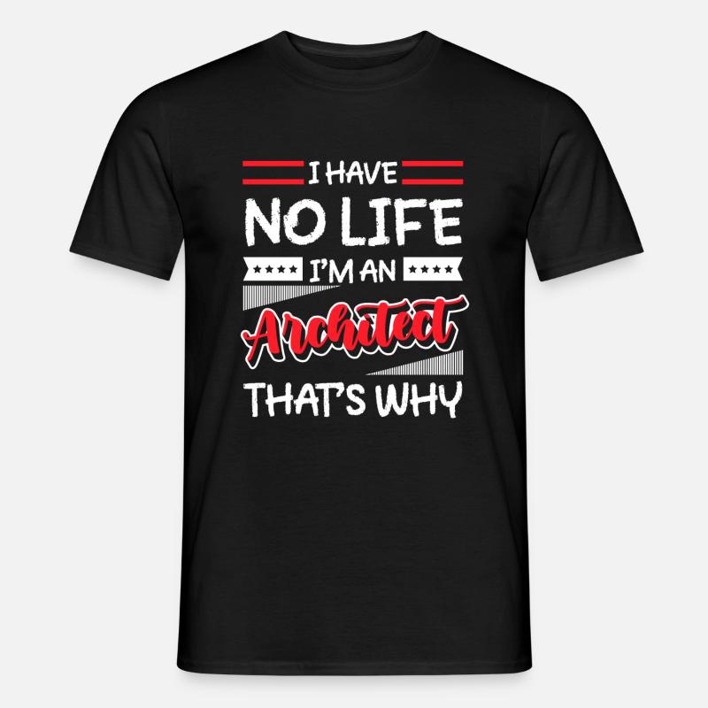 Engineer Building Student Construction - Men’s T-shirt - black