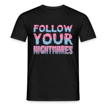 Suits vos cauchemars Designs de T-shirts - T-shirt homme - noir - Devant - AI Model Male 178 light (178cm)
