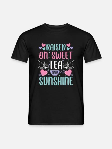 Teetrinker Teebeutel Teeliebhaber - Männer T-Shirt - Schwarz