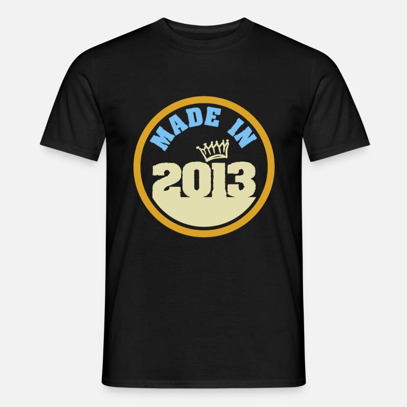 2013 - Männer T-Shirt - Schwarz