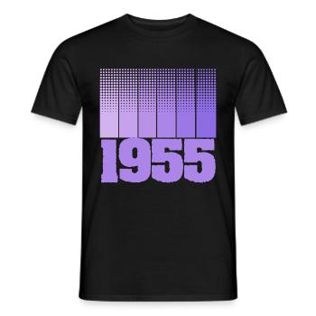 1955 1955 - T-shirt homme - noir - Devant - AI Model Male 178 light (178cm)