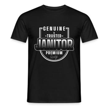 Caretaker Order & Cleanliness - Men's T-Shirt - black - Front - AI Model Male 178 light (178cm)
