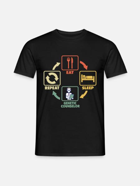 Conseiller en génétique Dictons du conseiller en génétique - T-shirt homme - noir