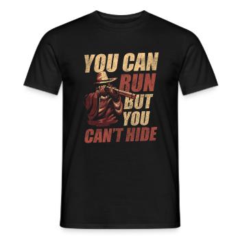 Cowboy Cowboy Boots Riding America - Men's T-Shirt - black - Front - AI Model Male 178 light (178cm)