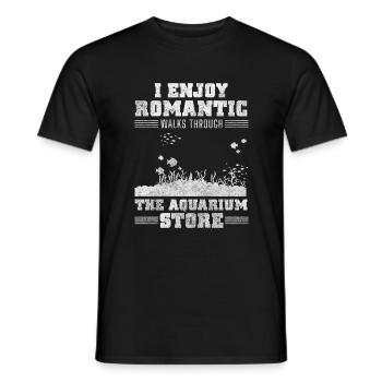 Fische Aquarianer Zucht Haustier - Männer T-Shirt - Schwarz - Vorne - AI Model Male 178 light (178cm)
