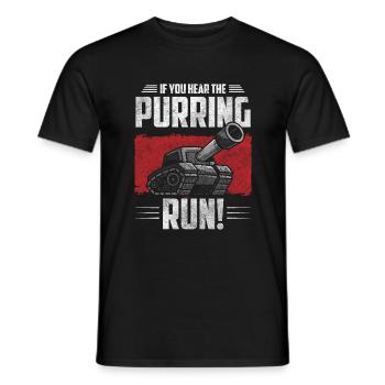 Krieg Armee Bundeswehr - Männer T-Shirt - Schwarz - Vorne - AI Model Male 178 light (178cm)