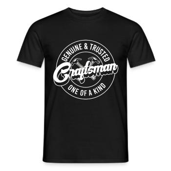 Artisan bricolage Charpentier Maître Bâtisseur - T-shirt homme - noir - Devant - AI Model Male 178 light (178cm)