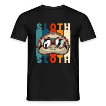Chill out Hang out comfortably - Men's T-Shirt - black - Front - AI Model Male 178 light (178cm)