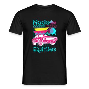 Neon Cool Kostüm Leuchtreklame - Männer T-Shirt - Schwarz - Vorne - AI Model Male 178 light (178cm)