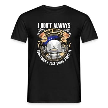 Machine Hobby Technician - Men's T-Shirt - black - Front - AI Model Male 178 light (178cm)