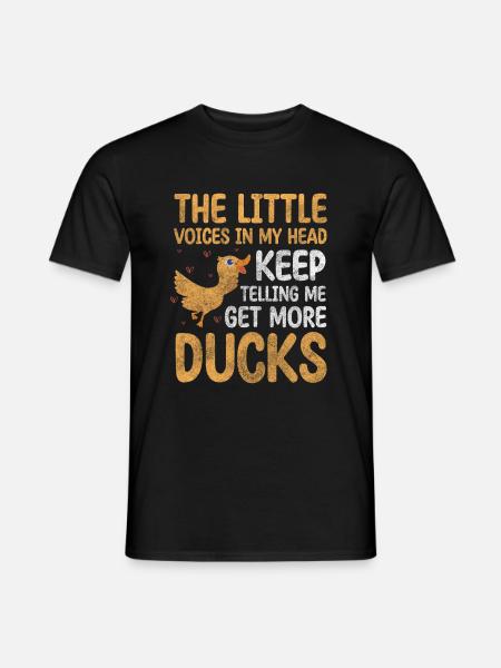 Ducklings Waterfowl - Men's T-Shirt - black