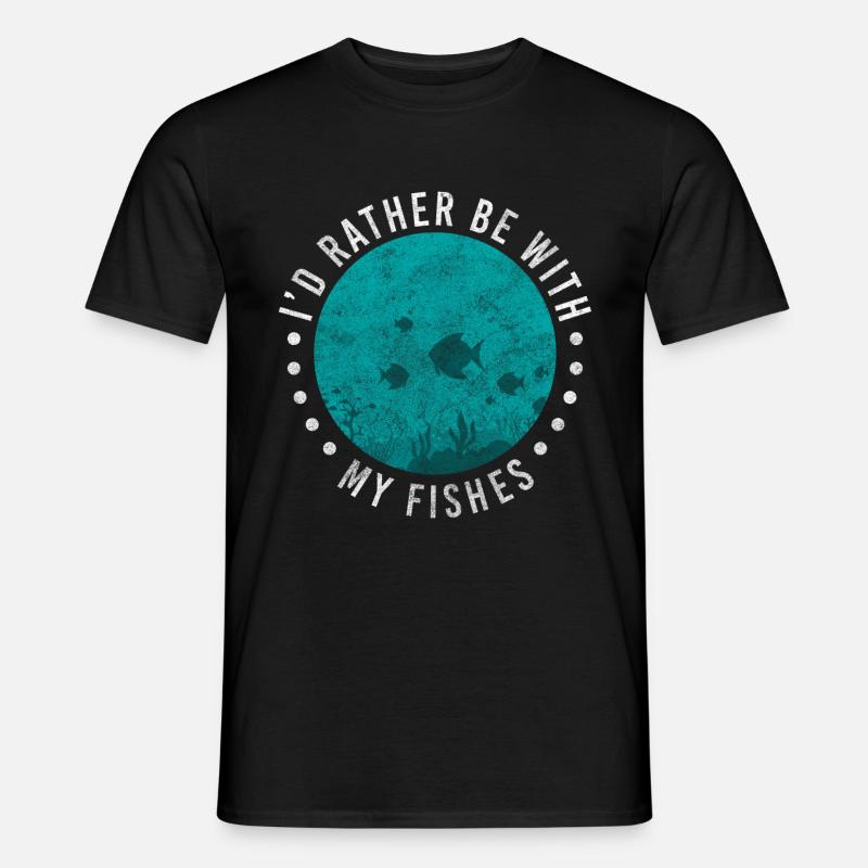 Fische Unter Wasser - Männer T-Shirt - Schwarz