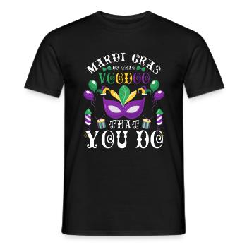 Mardi Gras New Orleans Ketten Tradition - Männer T-Shirt - Schwarz - Vorne - AI Model Male 178 light (178cm)