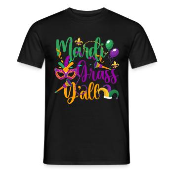 Tradition de célébration du défilé du parti - T-shirt homme - noir - Devant - AI Model Male 178 light (178cm)