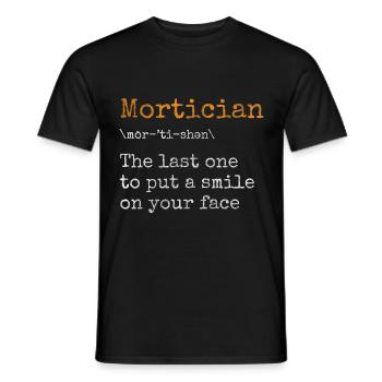 Undertaker Cemetery - Men's T-Shirt - black - Front - AI Model Male 178 light (178cm)