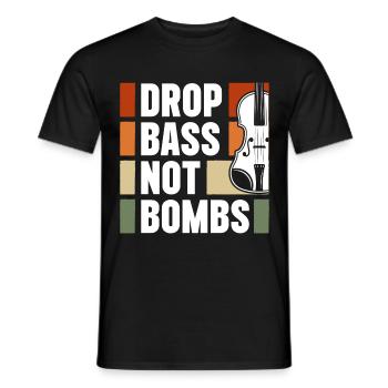 Passion de la musique - T-shirt homme - noir - Devant - AI Model Male 178 light (178cm)