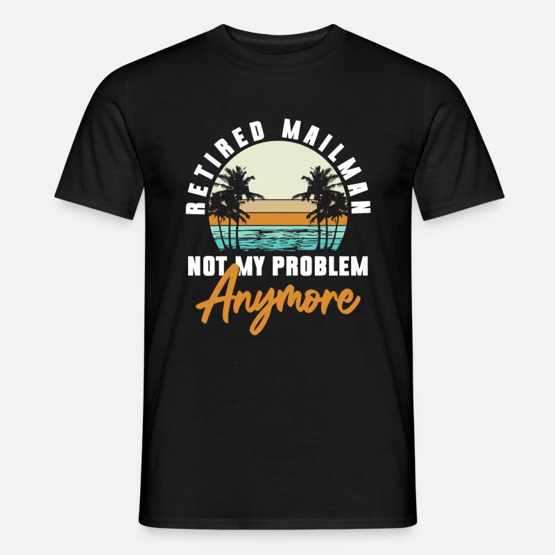 Postman Delivery Parcels Postman - Men's T-shirt - black