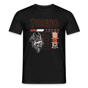 Tokyo World Tour Temples - T-shirt homme - noir - Devant - AI Model Male 178 light (178cm)
