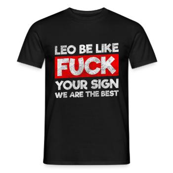 Horoscope Strength Birthday Constellation - Men's T-Shirt - black - Front - AI Model Male 178 light (178cm)
