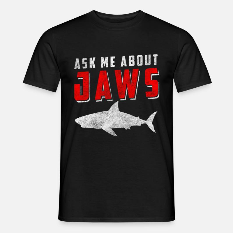 Shark predator teeth - Men's T-shirt - black