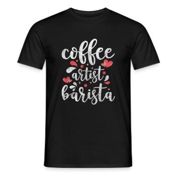 Coffee Espresso Coffee Lovers - Men's T-Shirt - black - Front - AI Model Male 178 light (178cm)