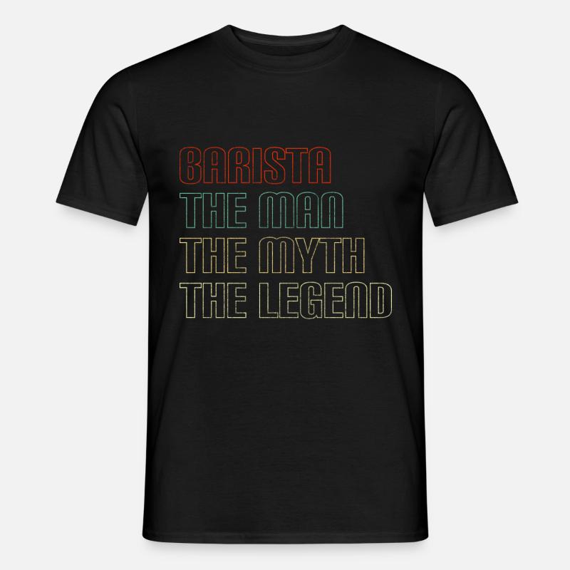 Kaffee Beruf Espresso - Männer T-Shirt - Schwarz