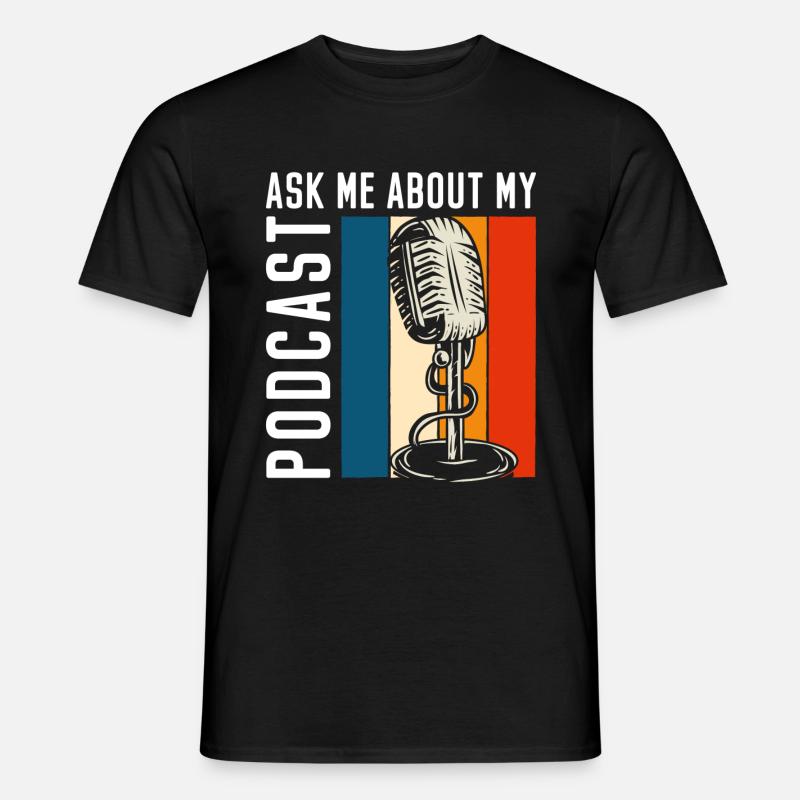 Moderator Beruf Hobby Puls - Männer T-Shirt - Schwarz