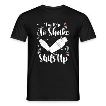 Mélangeur de cocktails Bar Mixeur Pina Colada - T-shirt homme - noir - Devant - AI Model Male 178 light (178cm)