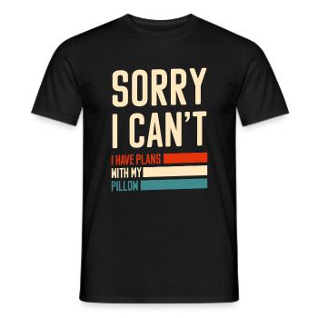 Schlafen Schlummer Entspannen Schlafmütze - Männer T-Shirt - Schwarz - Vorne - AI Model Male 178 light (178cm)